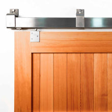 Load image into Gallery viewer, Stainless Steel Box Rail Barn Door Hardware Heavy Duty Interior & Exterior (600 lb)