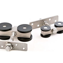 Load image into Gallery viewer, Stainless Steel Box Rail Bypass trolleys