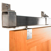 Load image into Gallery viewer, Stainless Steel Box Rail Barn Door Hardware Heavy Duty Interior &amp; Exterior (600 lb)
